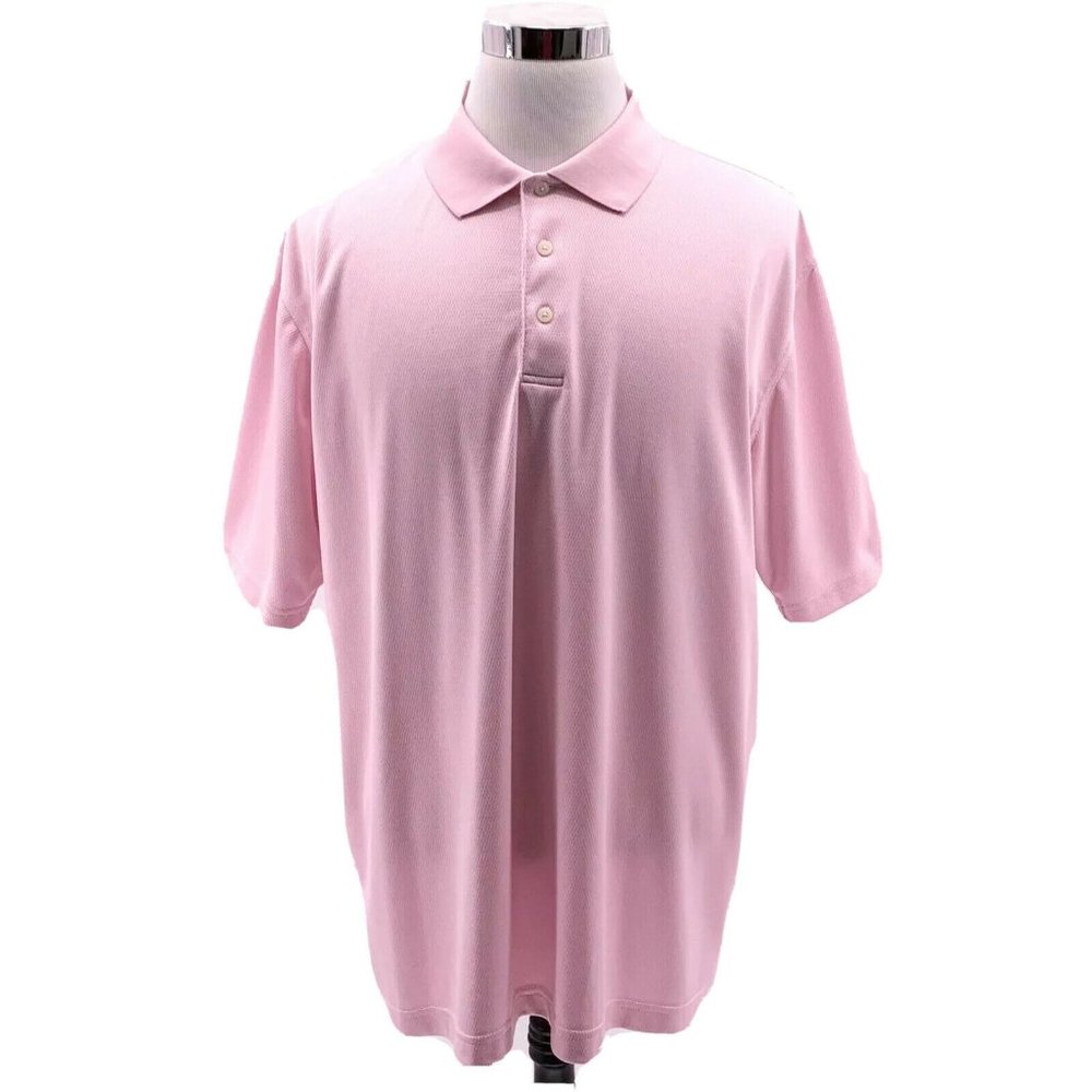 PGA TOUR Men's Short Sleeve Polo Golf Shirt Sz 2XL